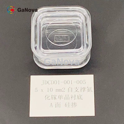 5*10mm2 A-face Un-doped n-type free-standing GaN single crystal substrate  Resistivity &lt; 0.05 Ω·cm Power device/laser