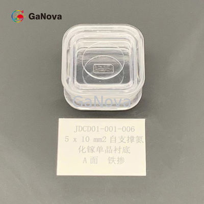 5*10mm2 A-Face Un-Doped SI-Type Free-Standing GaN Single Crystal Substrate Resistivity &gt; 10⁶ Ω·Cm RF Devices Wafer