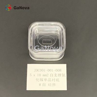 5*10mm2 M-Face Un-Doped N-Type Free-Standing GaN Single Crystal Substrate Resistivity &lt; 0.05 Ω·cm Power Device/Laser