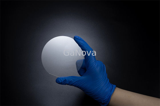 625um To 675um 4 Inch Blue LED GaN Epitaxial Wafer On Sapphire SSP Flat Sapphire