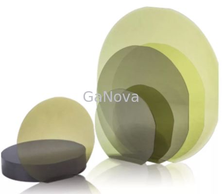 Primary Flat Lengh 32.5mm Silicon Carbide Crystal 4&quot; P Grade 100.0mm