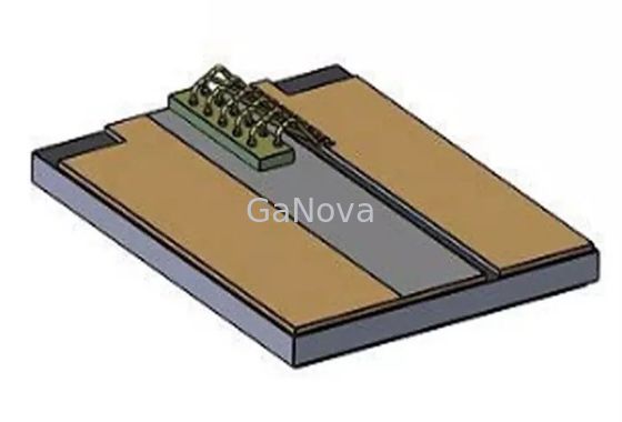 Threshold Current 0.5A Laser Diode Chip Laser Printing Slope Efficiency 1.0W/A
