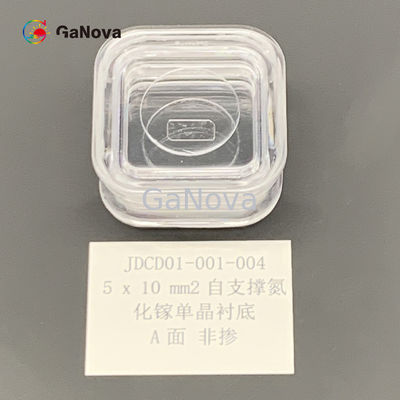 TTV ≤ 10μm A-Face Un-Doped N-Type Free-Standing GaN Single Crystal Substrate Сопротивляемость 0,1 Ω·cm Мощное устройство/Лазер W