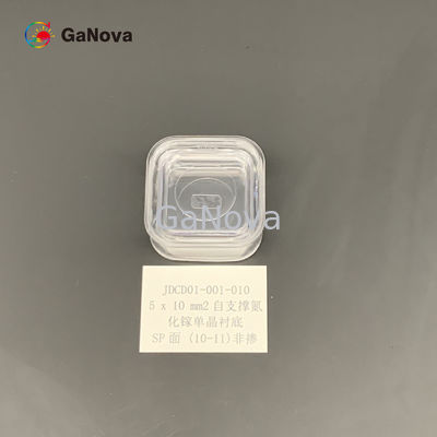 5*10mm2 SP-Face 10-11 Un-Doped N-Type Free-Standing GaN Single Crystal Substrate 0.1 Ω·cm Resistivity For Power Device
