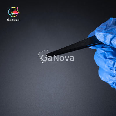 JDCD04-001-003 10x10mm2 100(Off 6°) Fe Doped Free Standing Ga2O3 Single Crystal Substrate Product Grade Single Polishing